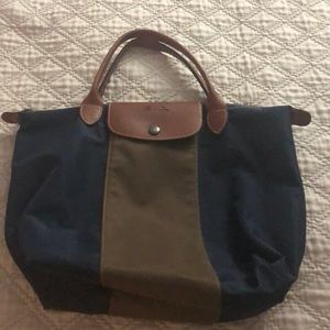 Longchamp fabric and leather purse